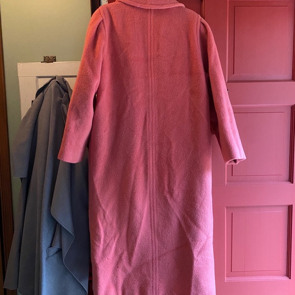 Vintage pink midi trench coat medium - Picture 8 of 10